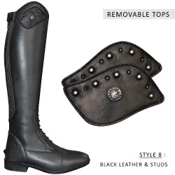 Stiefel PRATONI schwarz Canter