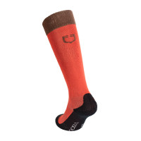 Unisex Equestro Basic Socken aus technischem Gewebe Redwood / Braun Unisex Equestro Basic Socken aus technischem Gewebe Redwood / Braun
