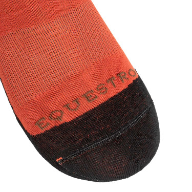 Unisex Equestro Basic Socken aus technischem Gewebe Redwood / Braun Unisex Equestro Basic Socken aus technischem Gewebe Redwood / Braun