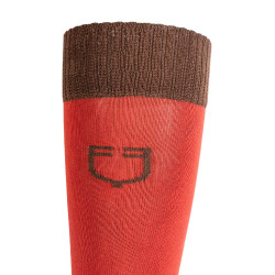 Unisex Equestro Basic Socken aus technischem Gewebe Redwood / Braun Unisex Equestro Basic Socken aus technischem Gewebe Redwood / Braun