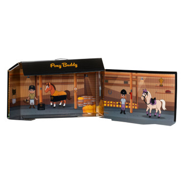 Pferdespielzeug Equestro 48×33 cm Schwarz