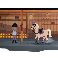 Pferdespielzeug Equestro 48×33 cm Schwarz