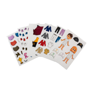 Pferdespielzeug Equestro 48×33 cm Braun / Weiß