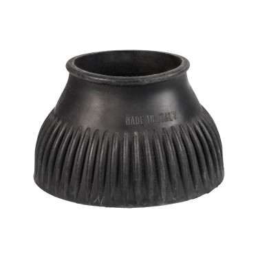 Glocken aus Gummi von Acavallo mit Logo Schwarz