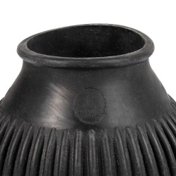 Glocken aus Gummi von Acavallo mit Logo Schwarz