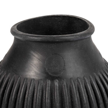 Glocken aus Gummi von Acavallo mit Logo Schwarz