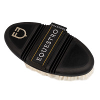 Flexible Equestro-Putzbürste mit weichen Borsten Natürlich Braun Flexible Equestro-Putzbürste mit weichen Borsten Natürlich Braun