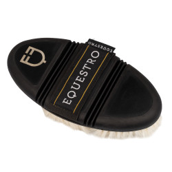 Flexible Equestro-Putzbürste mit weichen Borsten Natürlich Braun Flexible Equestro-Putzbürste mit weichen Borsten Natürlich Braun