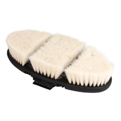 Flexible Equestro-Putzbürste mit weichen Borsten Natürlich Braun Flexible Equestro-Putzbürste mit weichen Borsten Natürlich Braun