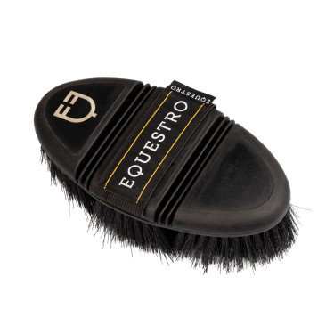 Flexible Equestro-Bürste mit 5 cm langen Borsten Schwarz