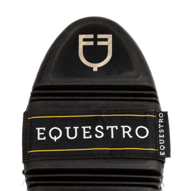 Flexible Equestro-Bürste mit kurzen synthetischen Borsten Schwarz Flexible Equestro-Bürste mit kurzen synthetischen Borsten Schwarz