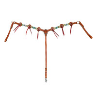 Western-Brustblatt Pool’s Blue Star Natürlich Braun