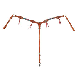 Western-Jagdhalsriemen Pool’s Deluxe Natürlich Braun