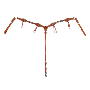 Western-Jagdhalsriemen Pool’s Deluxe Natürlich Braun