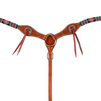 Western-Jagdhalsriemen Pool’s Deluxe Natürlich Braun