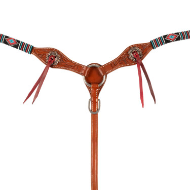 Western-Jagdhalsriemen Pool’s Deluxe Natürlich Braun