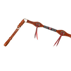 Western-Jagdhalsriemen Pool’s Deluxe Natürlich Braun