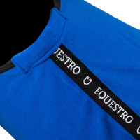 Equestro x FISE Fleece-Decke mit Frontverschluss Blau aus Savoyen Equestro x FISE Fleece-Decke mit Frontverschluss Blau aus Savoyen