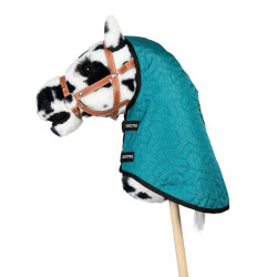 Decke für Hobby Horse Equestro Dunkelcyan