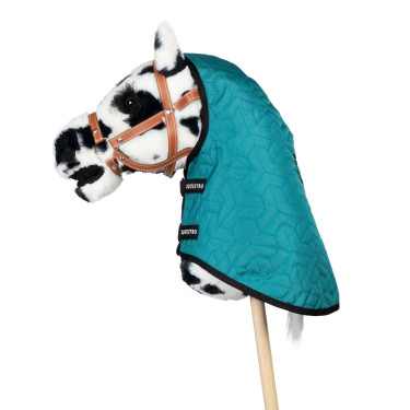 Decke für Hobby Horse Equestro Dunkelcyan