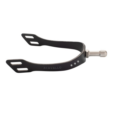 Acavallo Sporen Arena Aluplus 2.0 mit Strass Tiefschwarz Acavallo Sporen Arena Aluplus 2.0 mit Strass Tiefschwarz