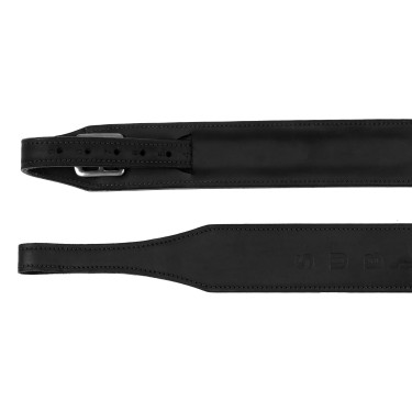 Einzelriemen-Steigbügelriemen Acavallo Sublime Leder Schwarz