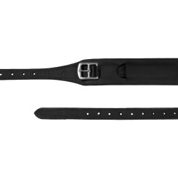 Einzelriemen-Steigbügelriemen Acavallo Sublime Leder Schwarz