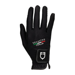 Handschuhe aus technischem Gewebe Equestro X FISE Schwarz Handschuhe aus technischem Gewebe Equestro X FISE Schwarz
