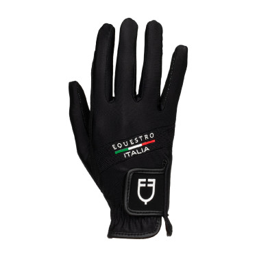 Handschuhe aus technischem Gewebe Equestro X FISE Schwarz Handschuhe aus technischem Gewebe Equestro X FISE Schwarz