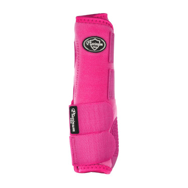 Vordere Western-Gamaschen Platinum Pro Star Anatomic Fuchsie Rosa