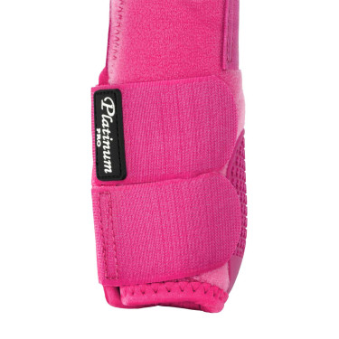 Vordere Western-Gamaschen Platinum Pro Star Anatomic Fuchsie Rosa