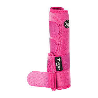 Vordere Western-Gamaschen Platinum Pro Star Anatomic Fuchsie Rosa