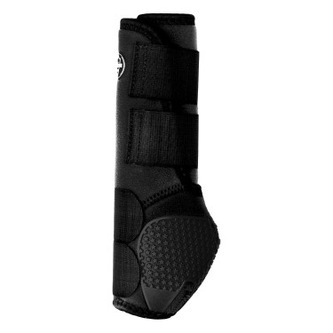 Hintere Western-Gamaschen Platinum Pro Star Anatomic Schwarz