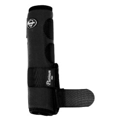 Hintere Western-Gamaschen Platinum Pro Star Anatomic Schwarz