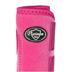 Hintere Western-Gamaschen Platinum Pro Star Anatomic Fuchsie Rosa