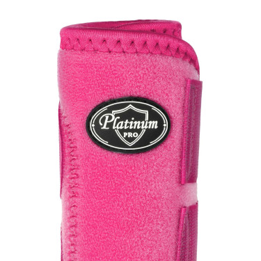 Hintere Western-Gamaschen Platinum Pro Star Anatomic Fuchsie Rosa