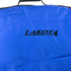 Lakota Westernsatteltasche für den Transport Königsblau