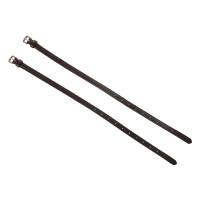 Equestro Sporenriemen aus Leder Dunkelbraun