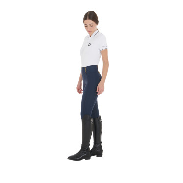 Damen-Leggings Equestro, leicht, Slim-Fit Schnitt Marineblazer Marineblau