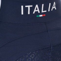 Damen-Leggings Equestro x FISE Full-Grip, Slim-Schnitt Marineblazer Marineblau