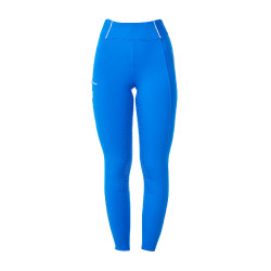 Damen-Leggings Equestro x FISE Full-Grip, Slim-Schnitt Blau aus Savoyen