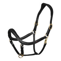 Supreme-Lederhalfter, schwedische Form Schwarz