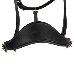 Supreme-Lederhalfter, schwedische Form Schwarz