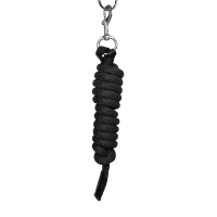 Ergonomisches Equestro-Halfter mit Ledereinsätzen Schwarz / schwarz