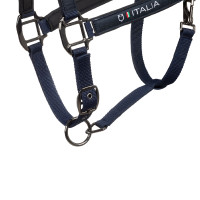 Equestro x FISE Halfter, doppelt und verstellbar Marineblazer Marineblau Equestro x FISE Halfter, doppelt und verstellbar Marineblazer Marineblau