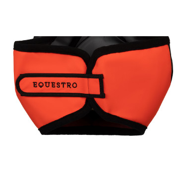 Equestro Fliegenmaske mit Logo auf der Stirn Grenadin Rot