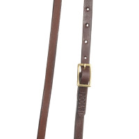 Nasenriemen für One-Ear-Trense von Pool’s mit Messingschnallen Geölt