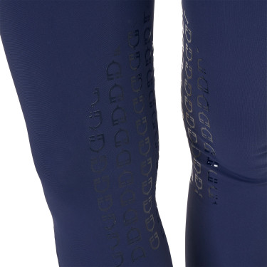 Damen-Reithose Equestro, Knie-Grip, High Waist Marineblazer Marineblau
