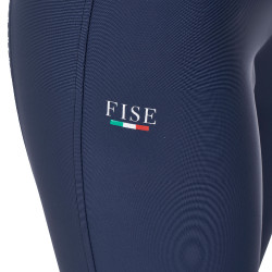 Damenreithose Equestro x FISE Full-Grip Marineblazer Marineblau