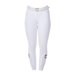 Damenreithose Equestro x FISE Full-Grip Weiß Weiß Damenreithose Equestro x FISE Full-Grip Weiß Weiß